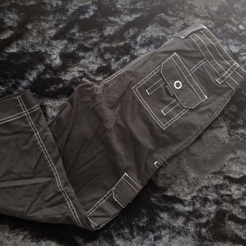 Spanner out stitch crop pants